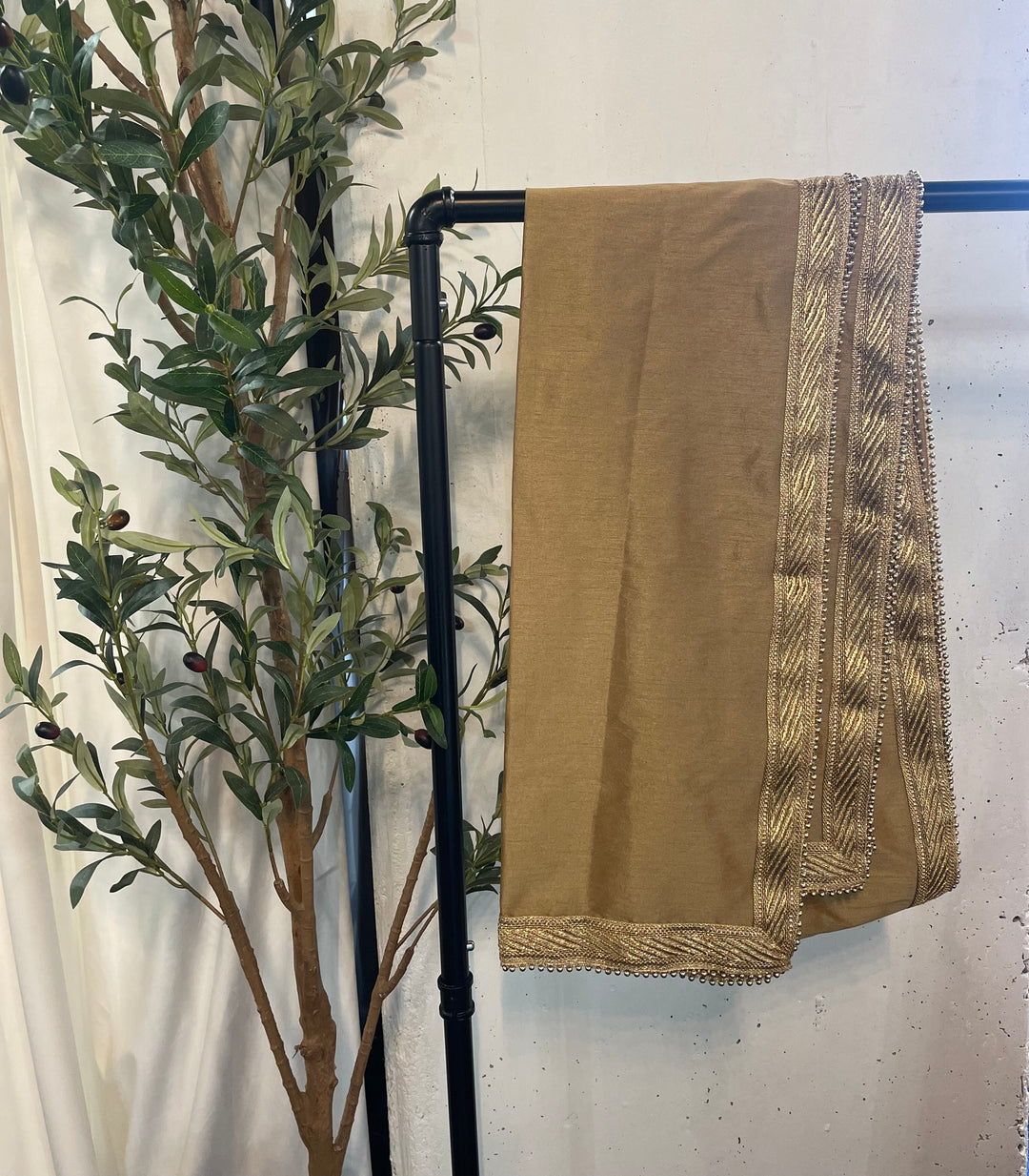 Men Shawl-Stole - Beige