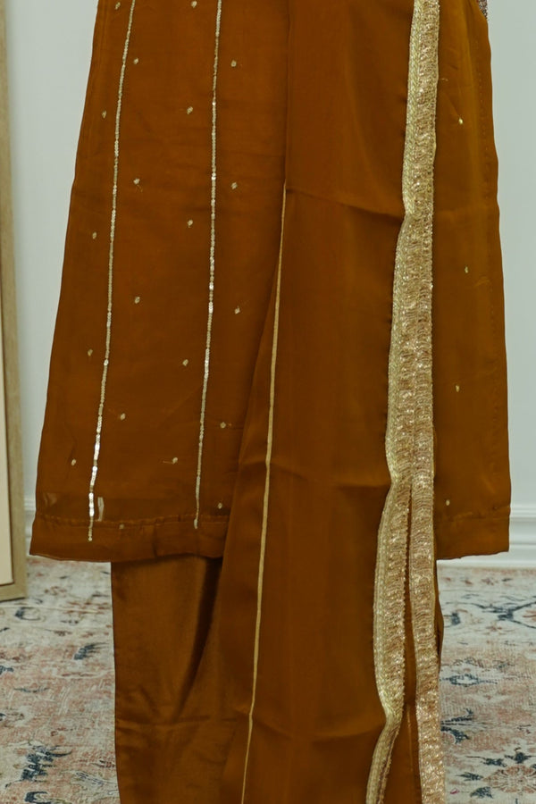 Amber Leaf Embroidered Salwar Kameez (Outside Ontario)