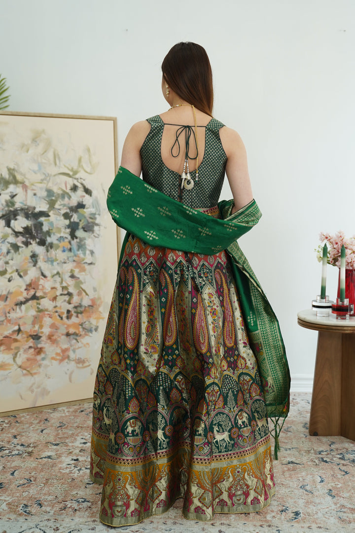 Heritage Motif Banarasi Lehenga