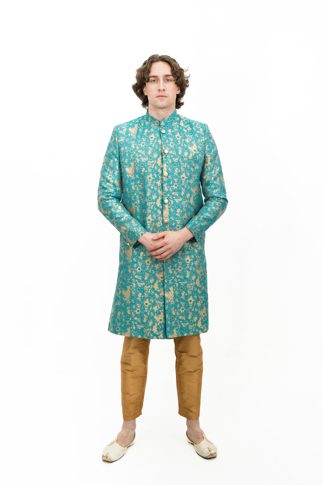 Francis Turquoise Sherwani