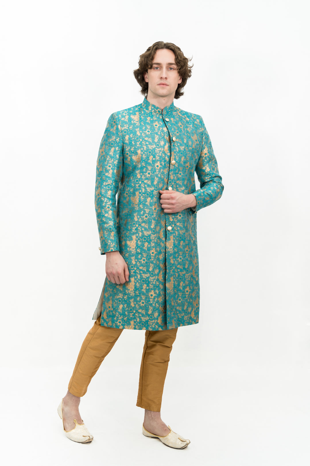 Francis Turquoise Sherwani