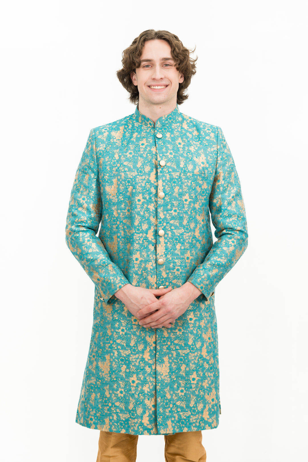 Francis Turquoise Sherwani
