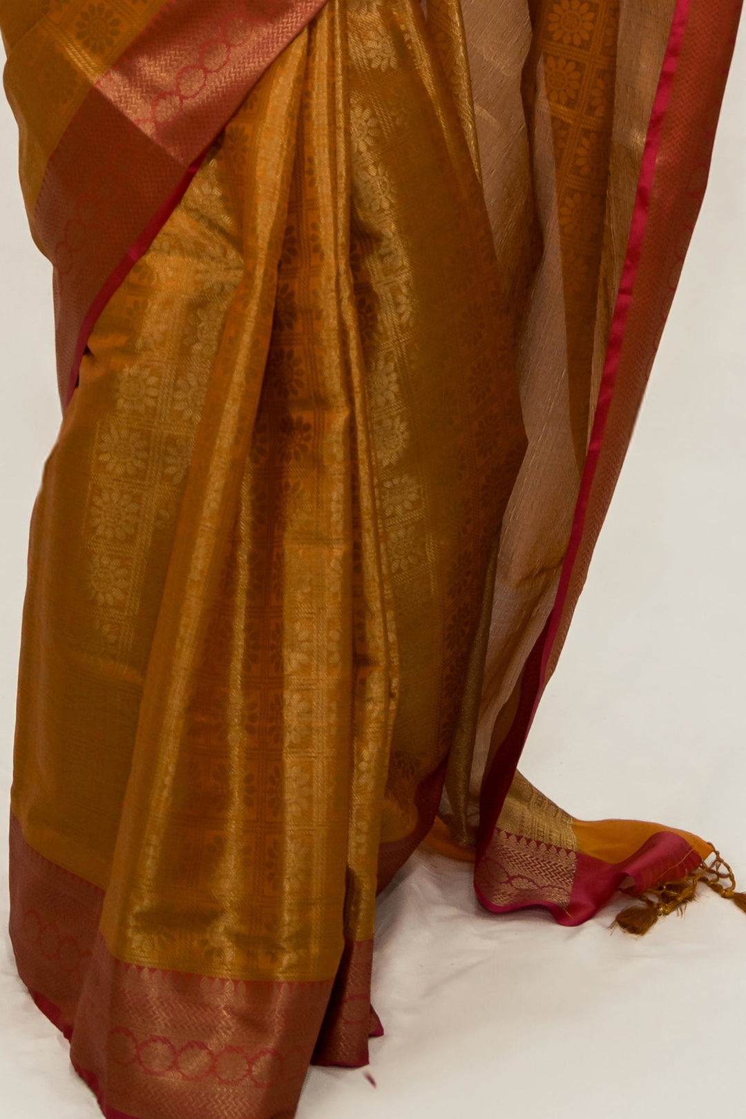 Golden Tissue Banarasi Saree