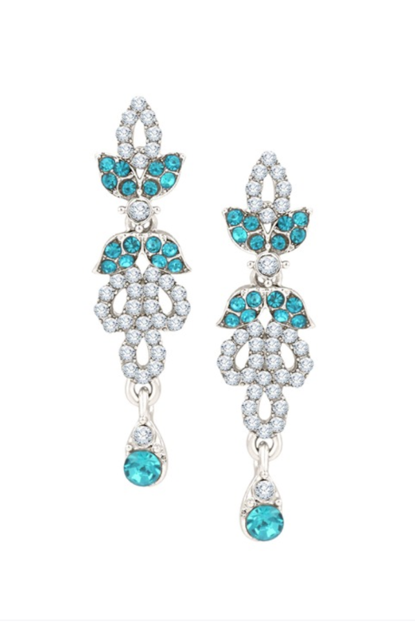 Blue crystal Jewellery Set