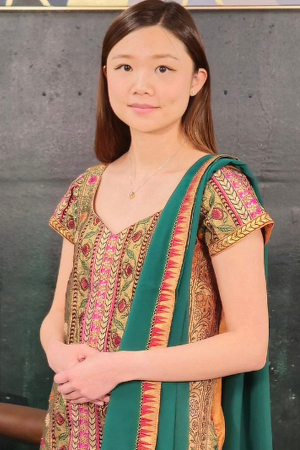 Gold Brocade Salwar Kameez