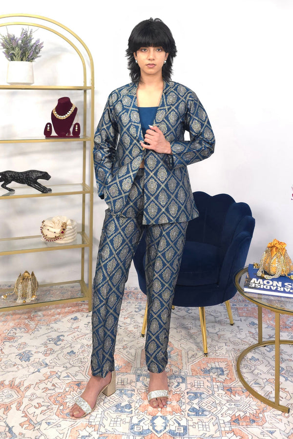 Blue With Gold Fusion Set