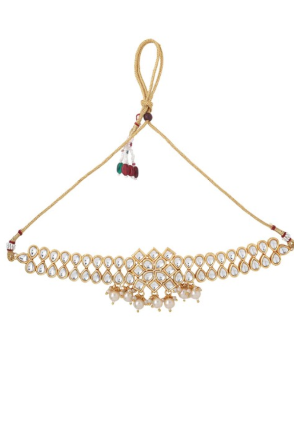 Pearl Elegance Kundan Choker Jewellery Set