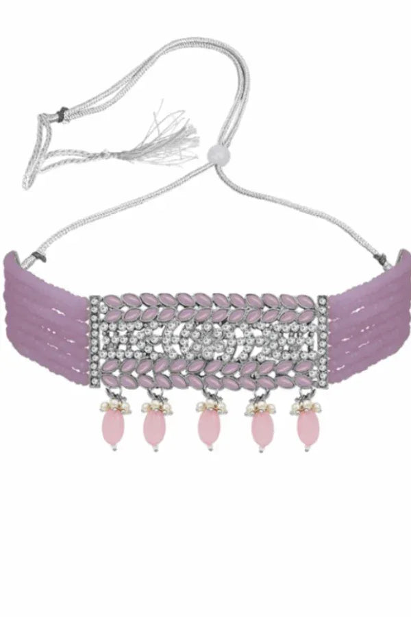 Pink beads Jewellery Set (Outside Ontario) - myethnicrentals