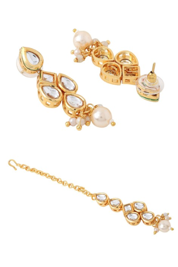 Pearl Elegance Kundan Choker Jewellery Set