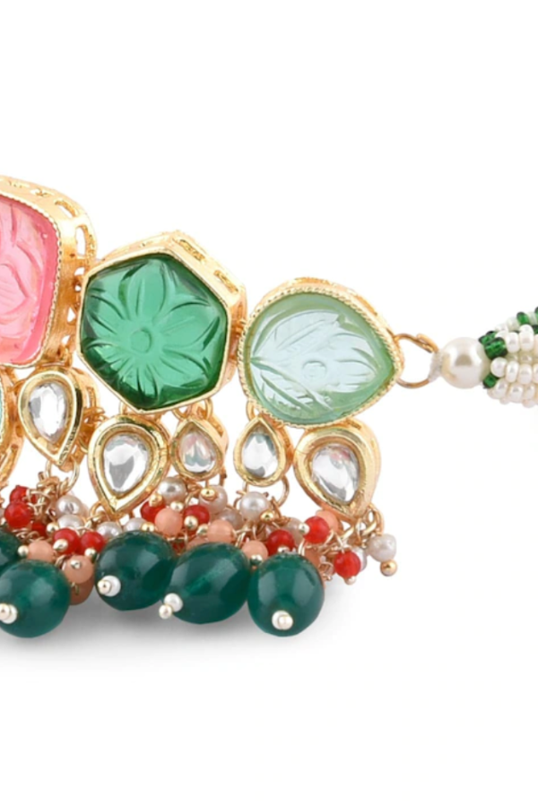 Rose Emerald Stone Jewellery set