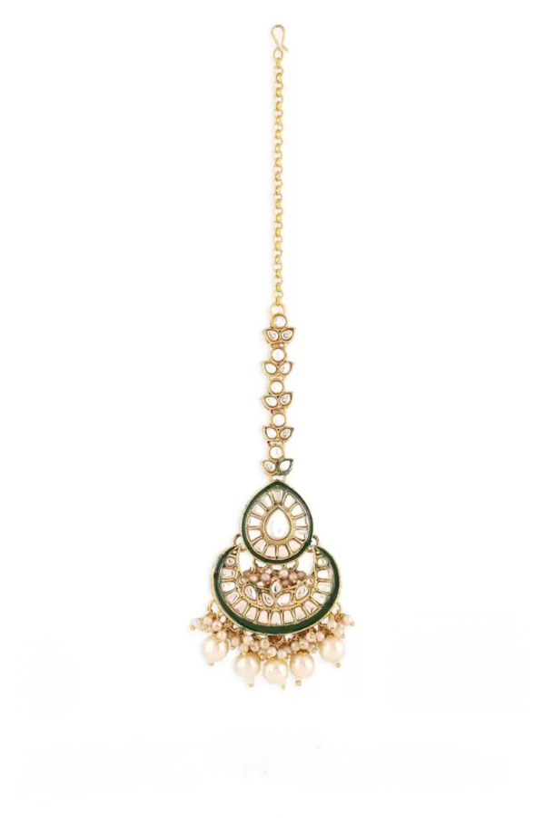 Big Polka Kundan Jewellery Set