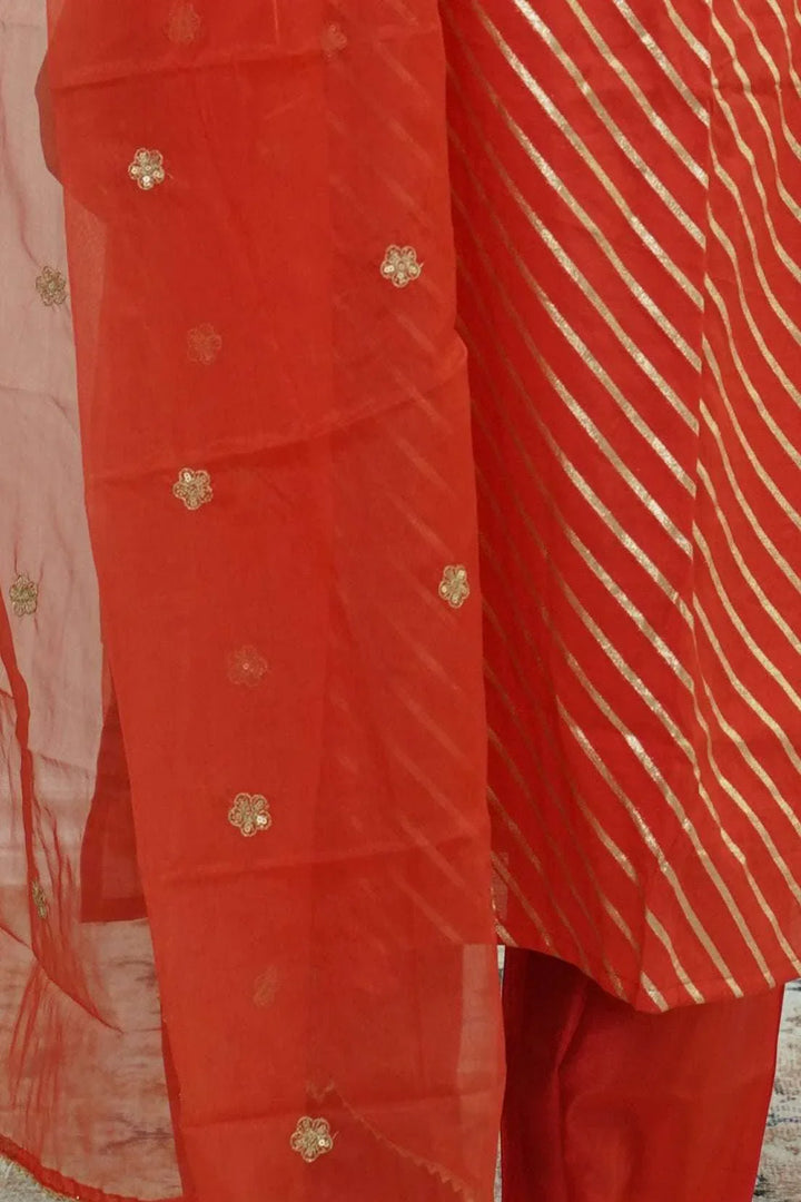 Sunset Stripes Salwar Kameez (Outside Ontario) - myethnicrentals