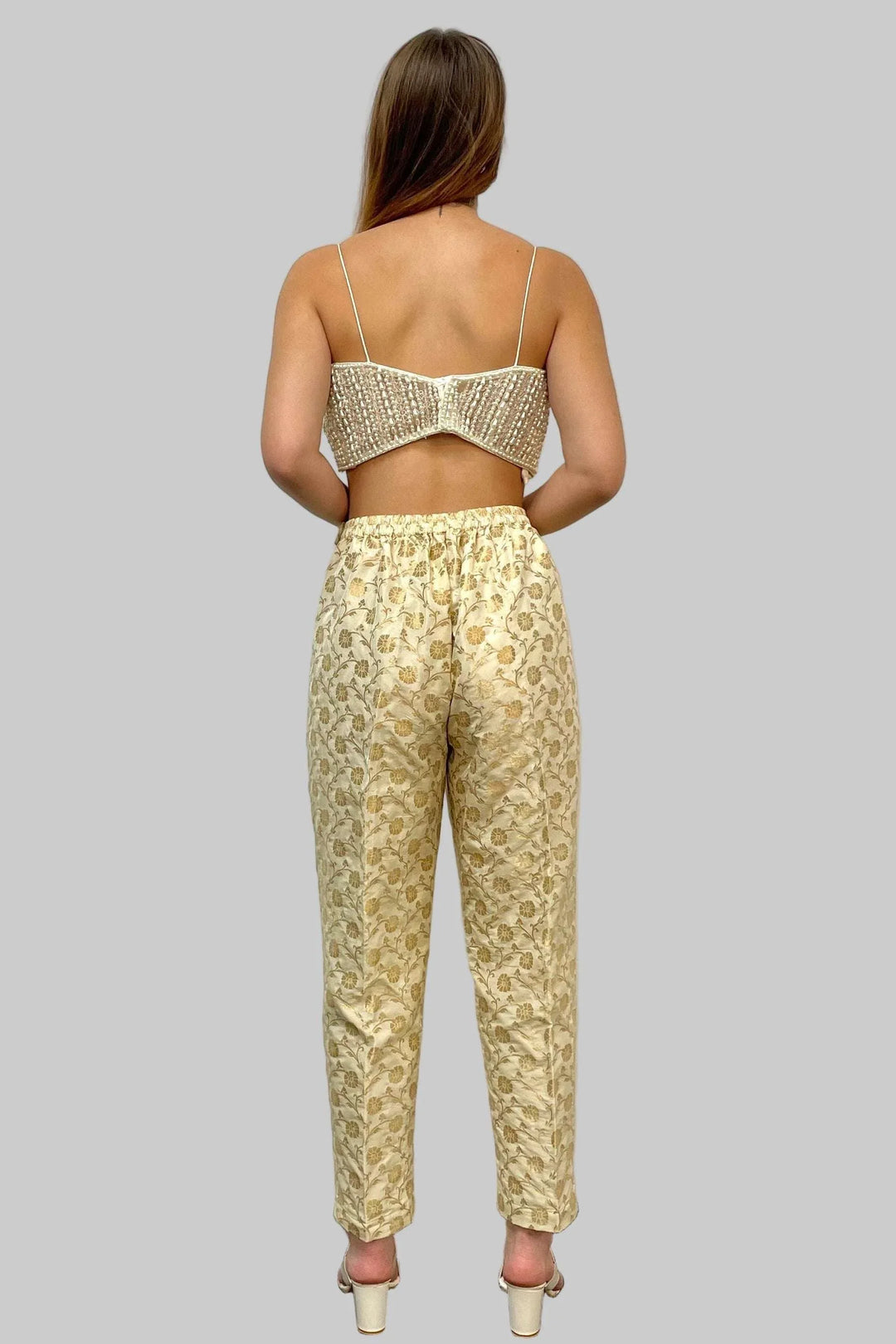 Golden Ivory Suit Pant - myethnicrentals