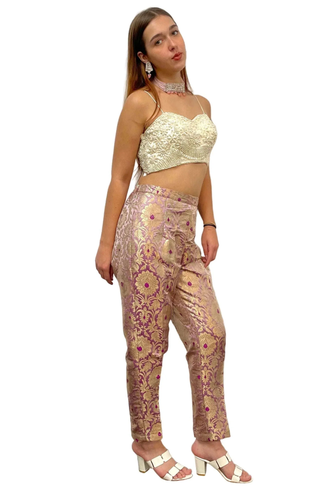 Lavendar Suit Pant - myethnicrentals