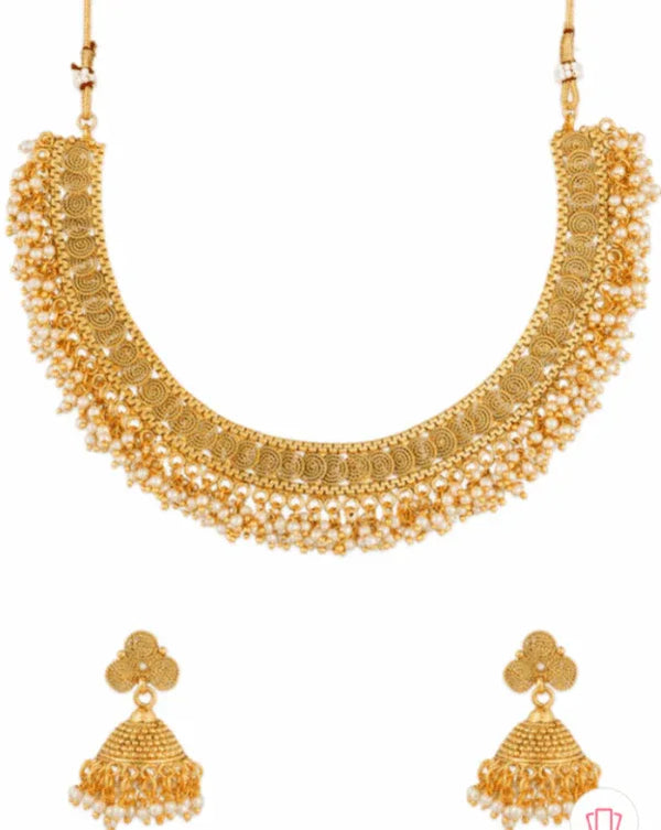 Golden temple pearl Jewellery Set (Outside Ontario) - myethnicrentals