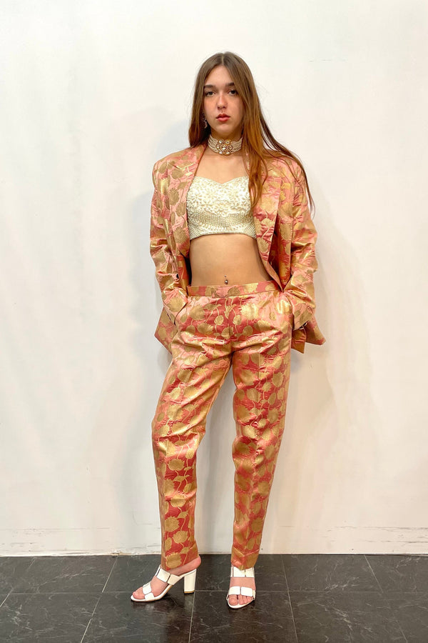 Plush Pink Jacket Fusion Set