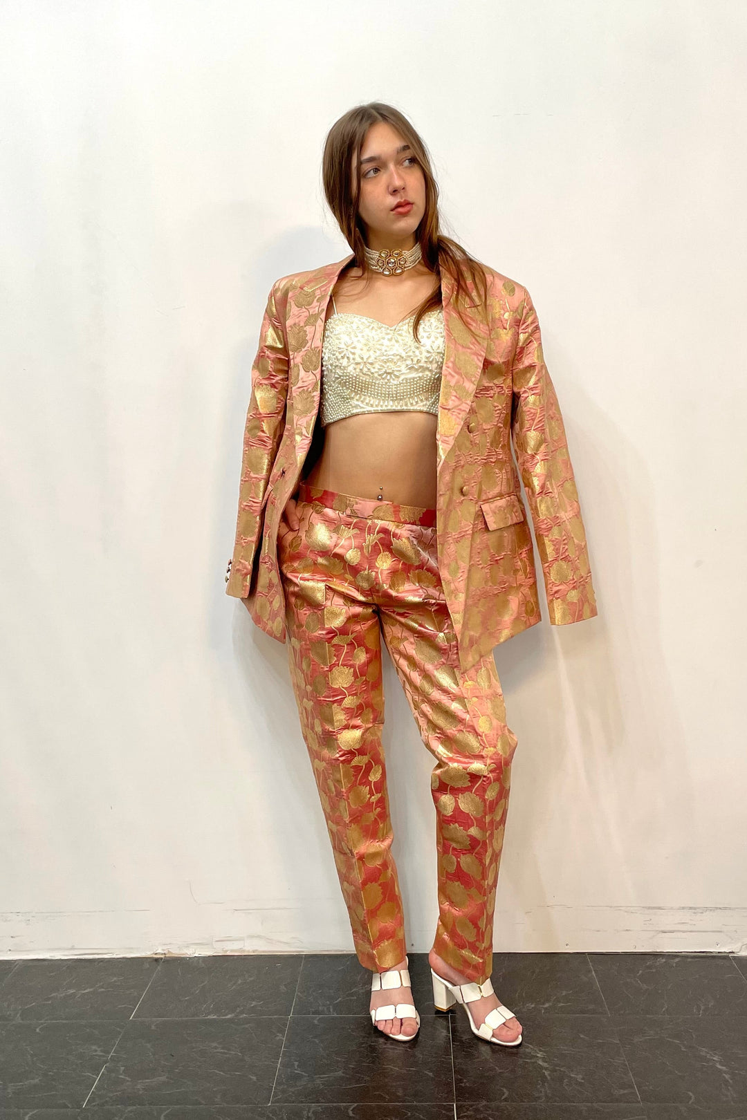 Plush Pink Jacket Fusion Set