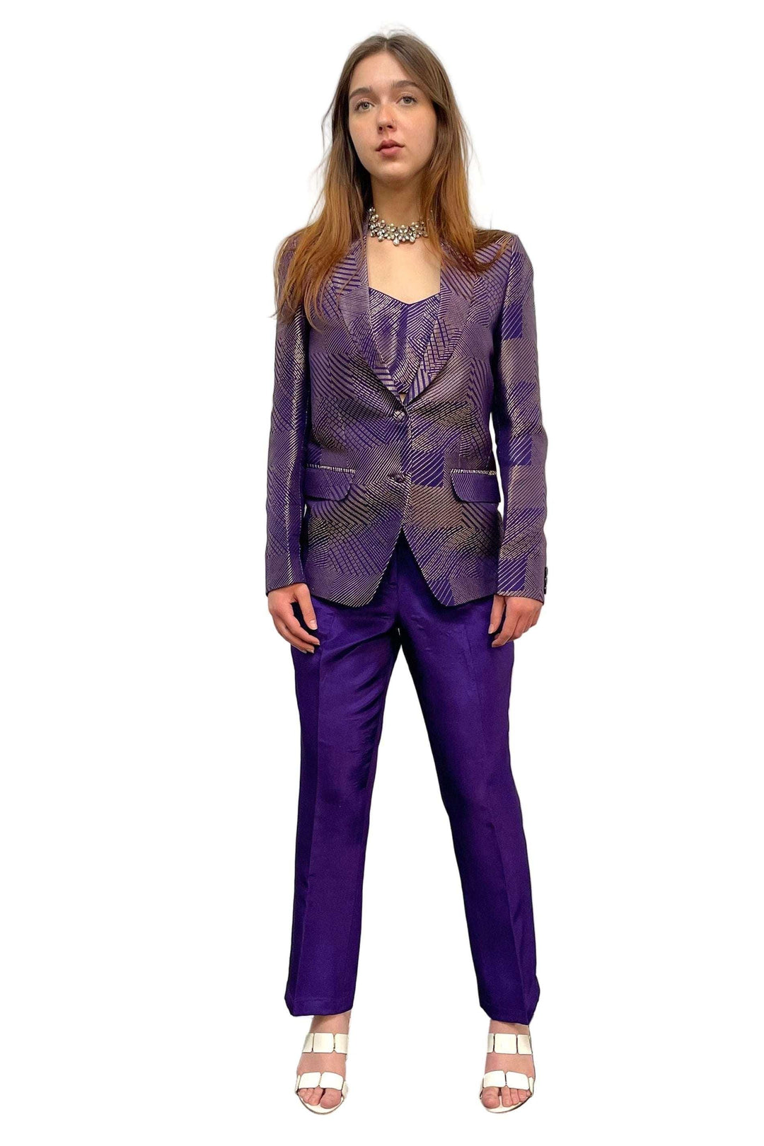 Purple Jacket Fusion Set - myethnicrentals