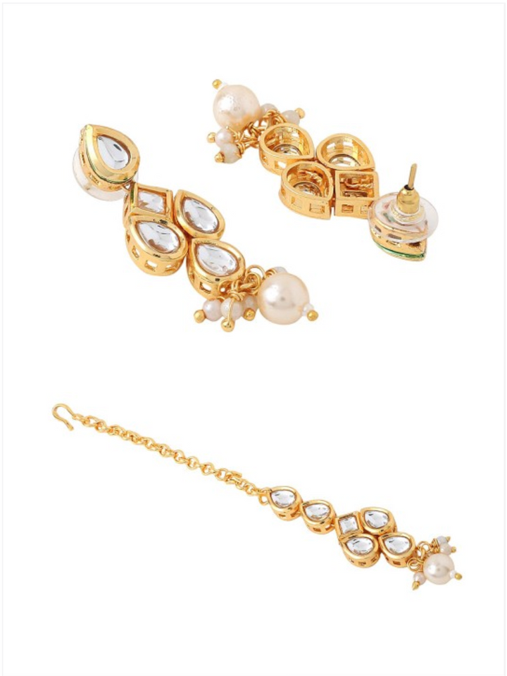 Pearl Elegance Kundan Choker Jewellery Set