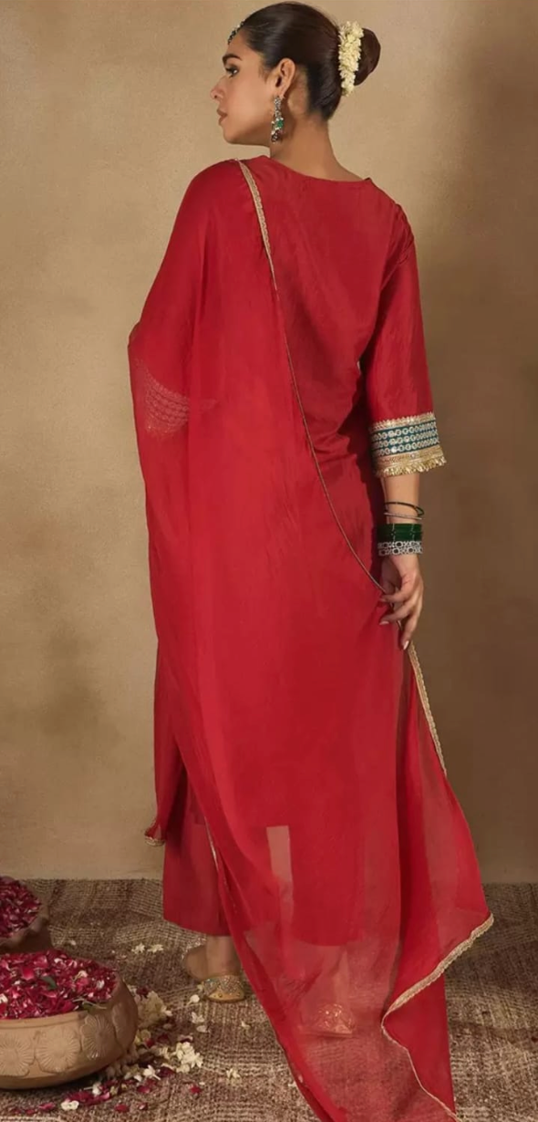 Crimson Jewel Salwar Kameez Set