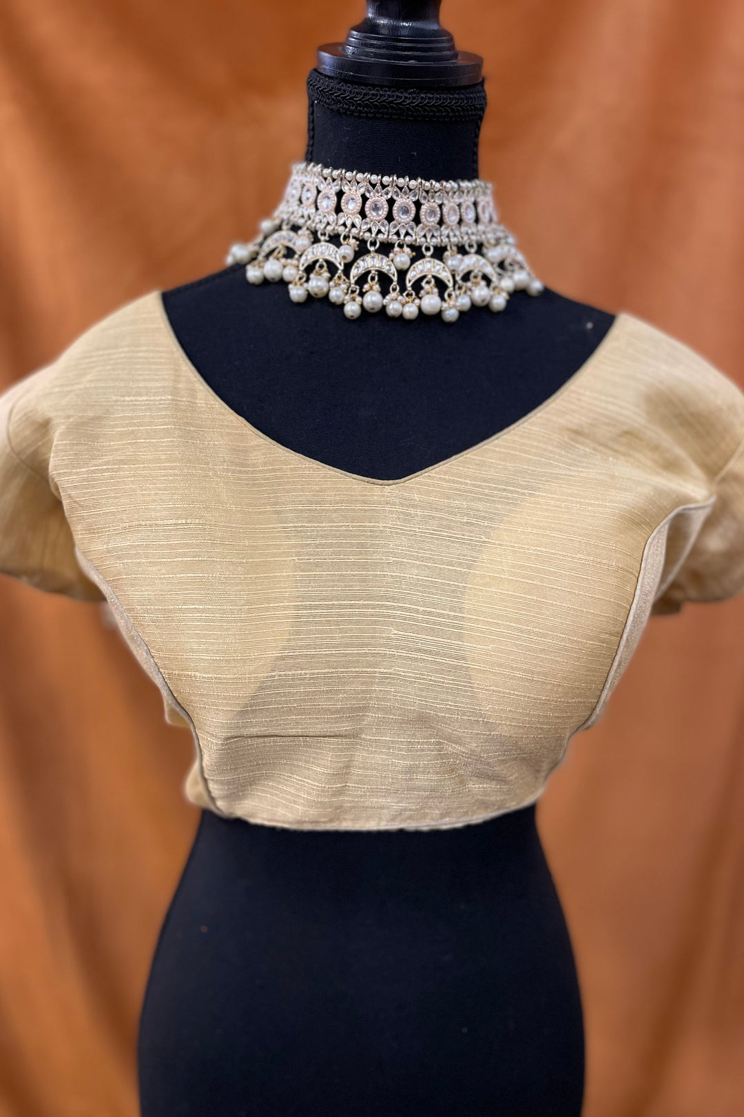 Gold - Sheer Blouse - L (Alternate Blouse)
