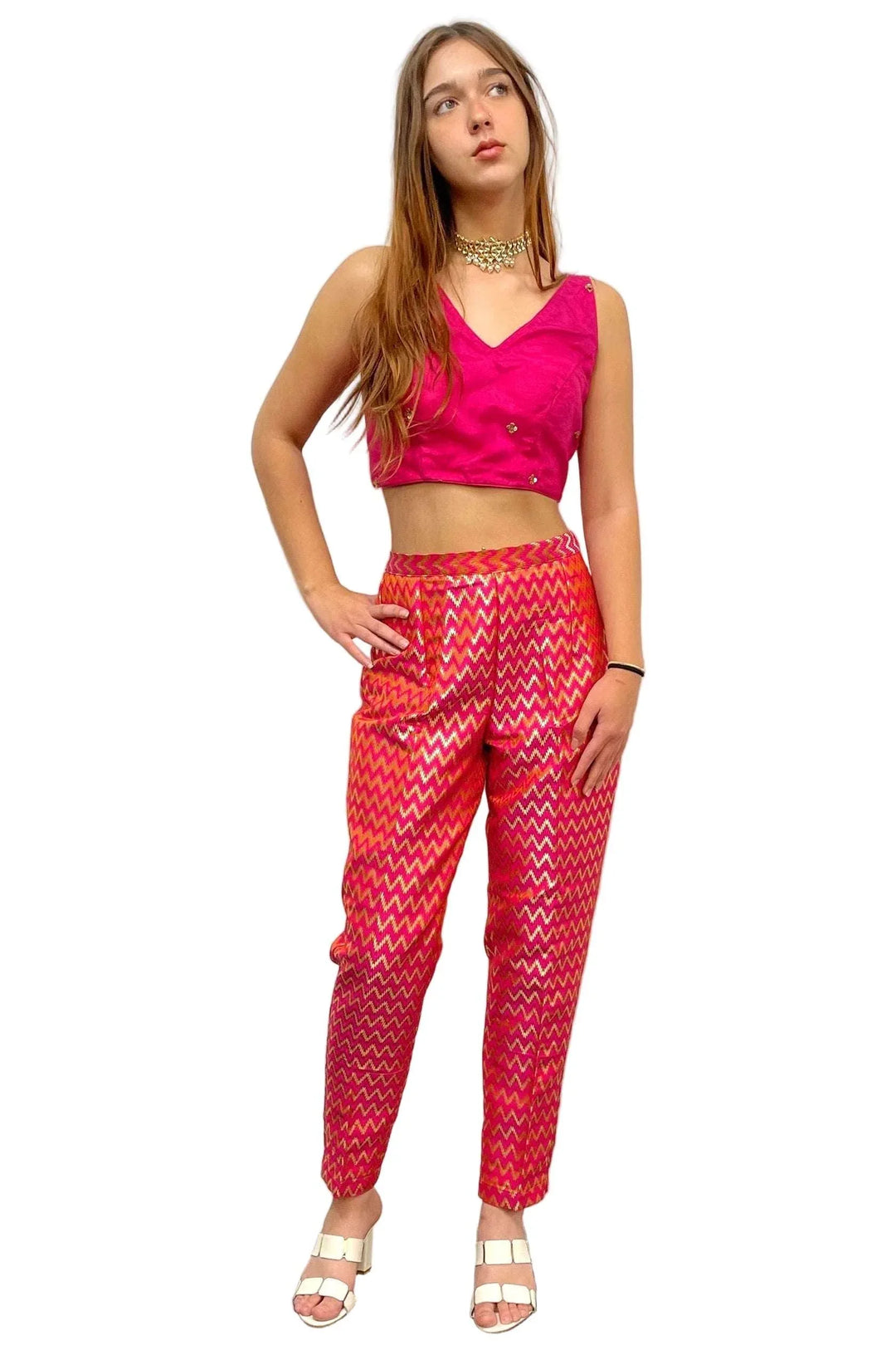 Fuschia Suit Pant - myethnicrentals