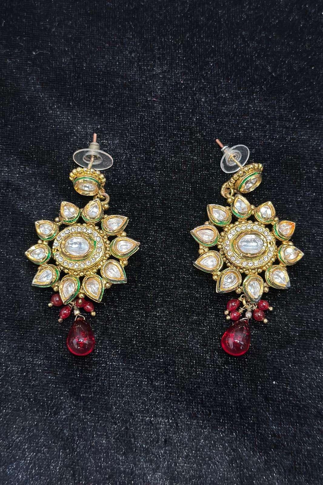 Princess Kundan Studded Jewellery (Outside Ontario) - myethnicrentals