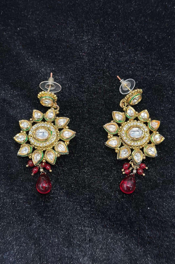Princess Kundan Studded Jewellery (Outside Ontario) - myethnicrentals