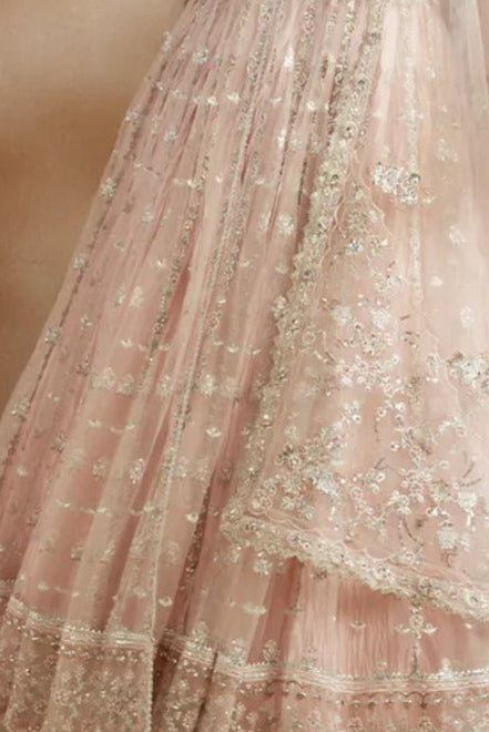 Blush Rose Anarkali Lehenga