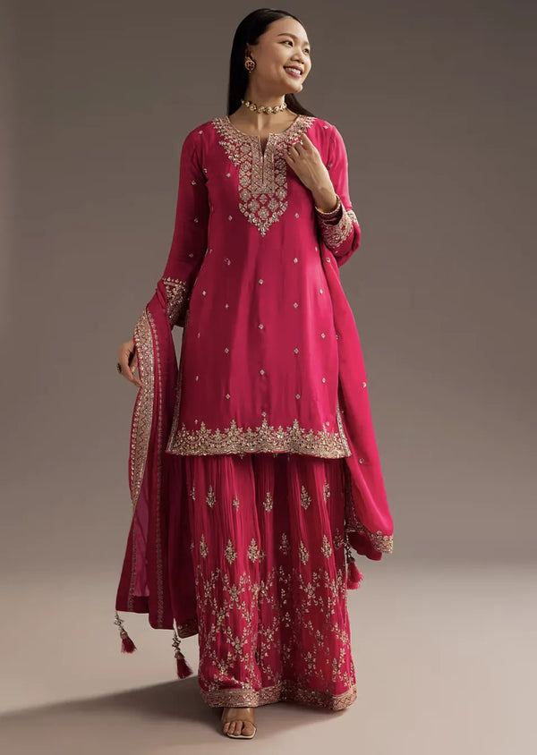 Blush Sequin Salwar Kameez Set