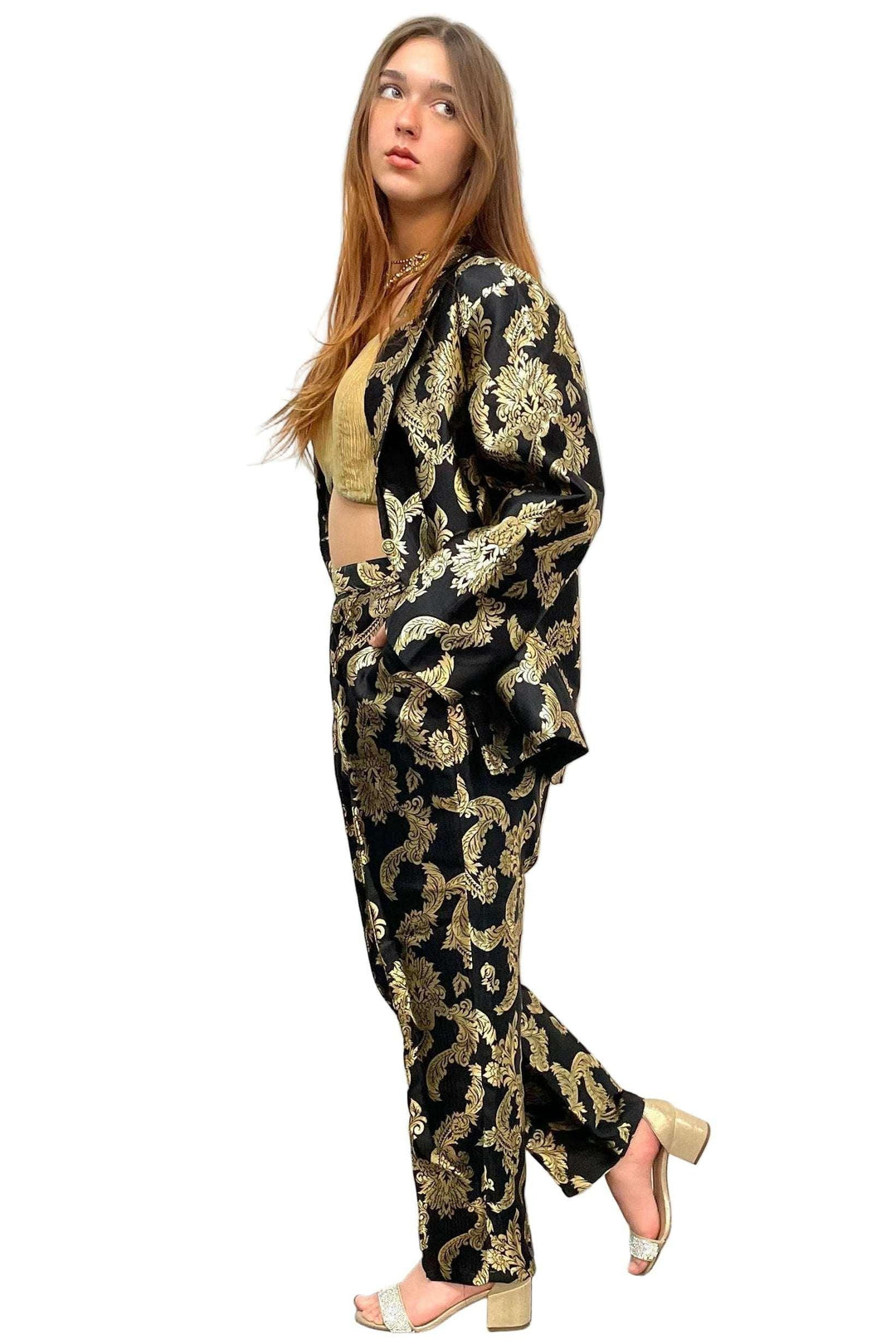 Black and Gold Fusion Set - myethnicrentals