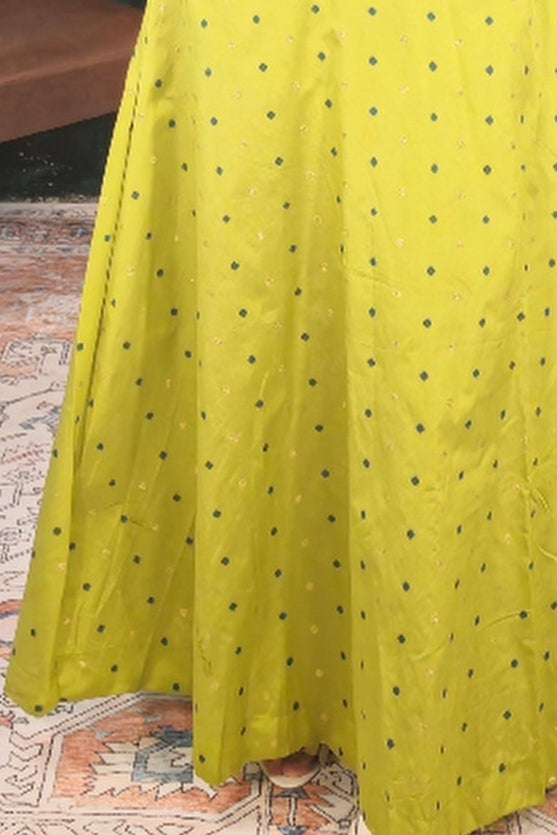 Lime green Salwar Kameez