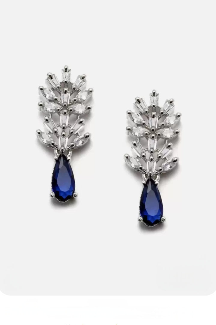 Dark Blue crystal Jewellery Set