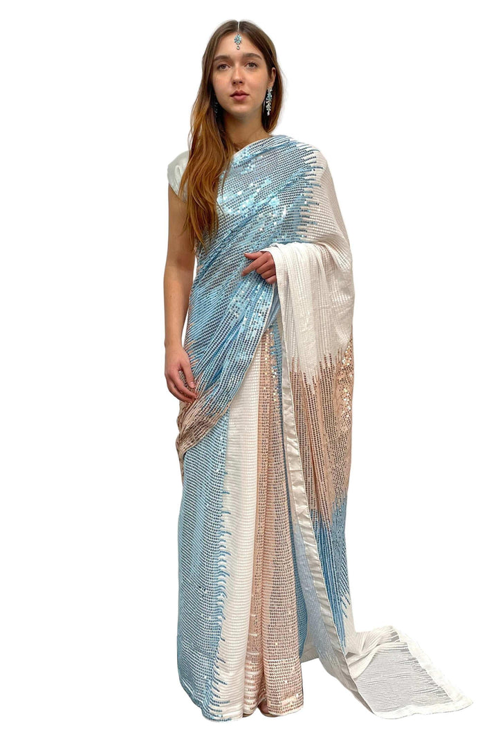 Blue and Pink Sequin - myethnicrentals