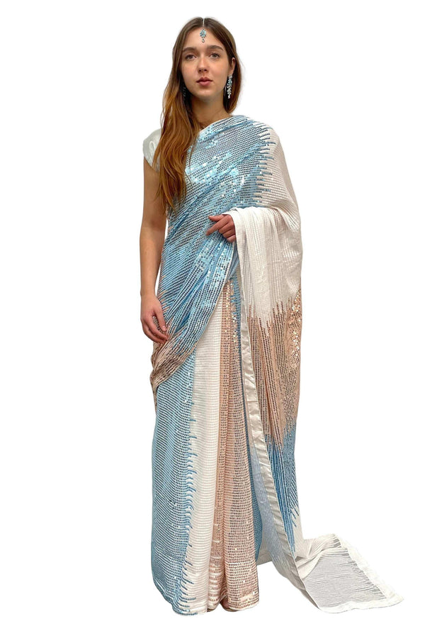 Blue and Pink Sequin - myethnicrentals